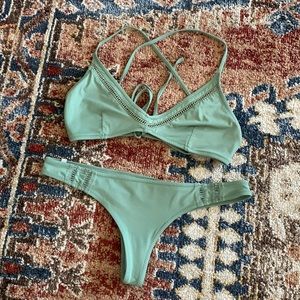 Rhythm Teal Bikini Set